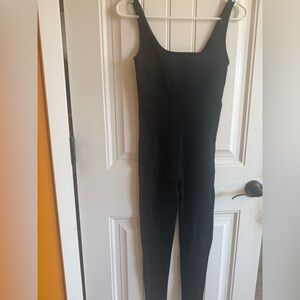 OQQ Black Ribbed Sleeveless Jumpsuit- Brand New Never worn- S